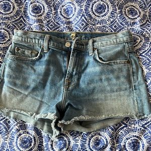 Womens 7 For All Mankind  Denim Shorts sz 26